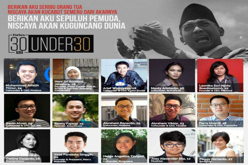 Inilah 17 Pengusaha Muda Indonesia Versi Majalah Forbes