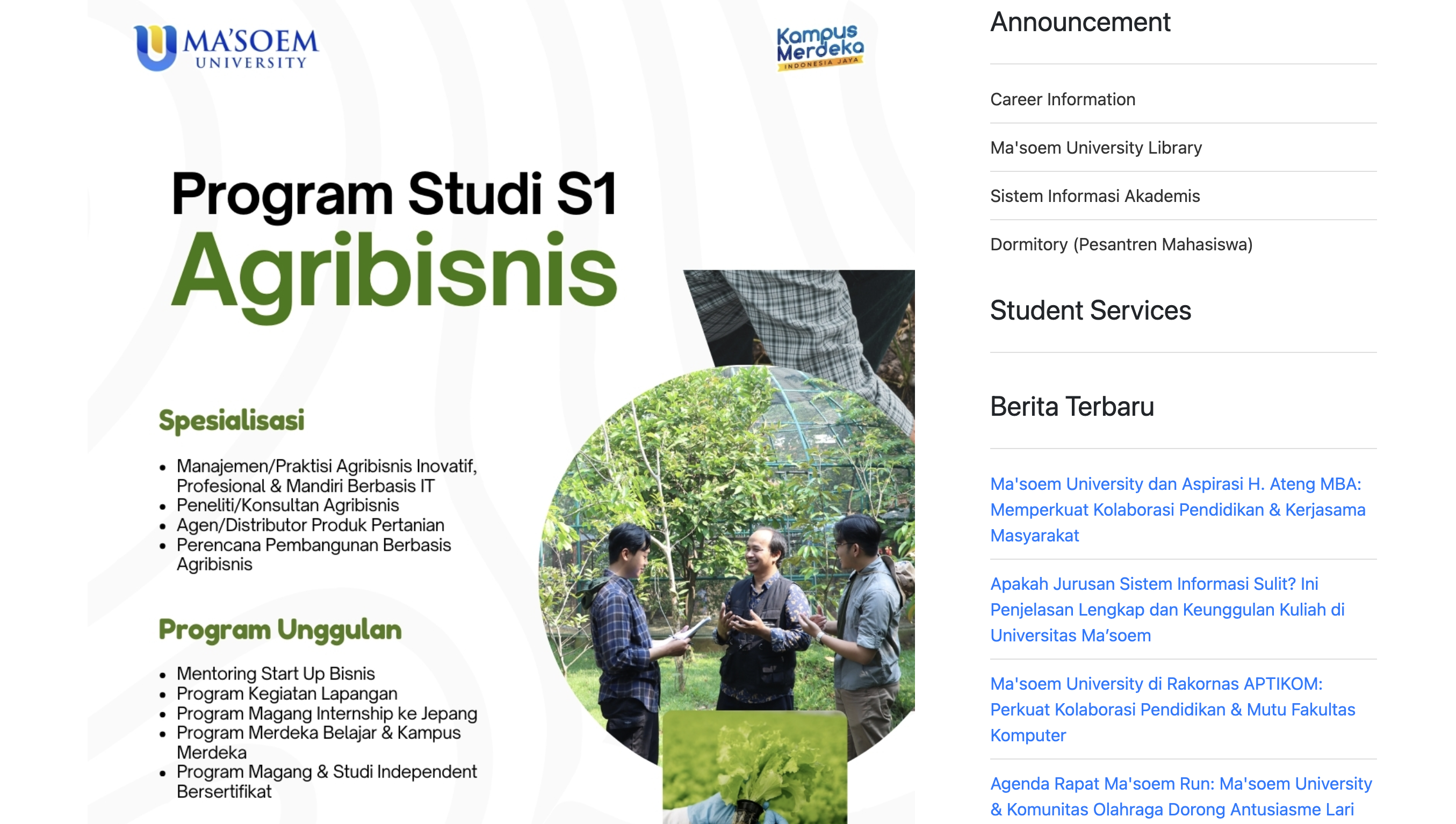 Jurusan Agribisnis di Bandung: Peluang Emas di Era Pertanian Modern
