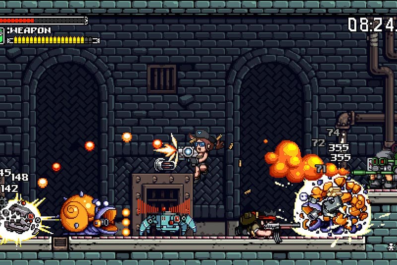 Mercenary Kings, Game Retro Bernuansa Pixel Art Side Scrolling ala Metal Slug