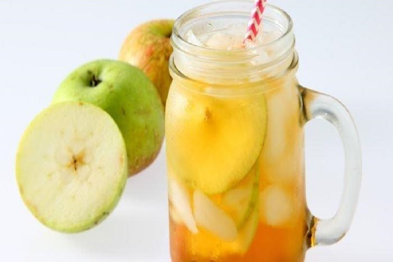 Resep Es Teh Apel Penurun Kolesterol saat Ramadan