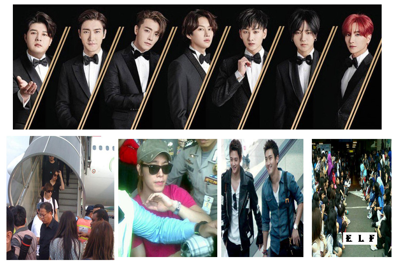 Oppa â€“ Oppa  SUJU Tiba di Jakarata,Pesonanya  Membuat Fans Gak Tahan