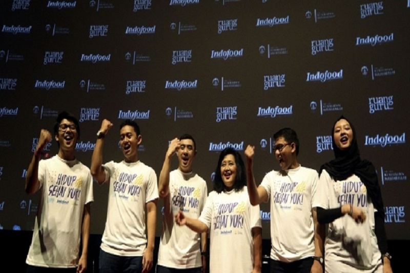 Iqbaal dan Gita Savitri Menghadiri Acara Peluncuran Program Hidup Sehat Yuk dari Ruangguru