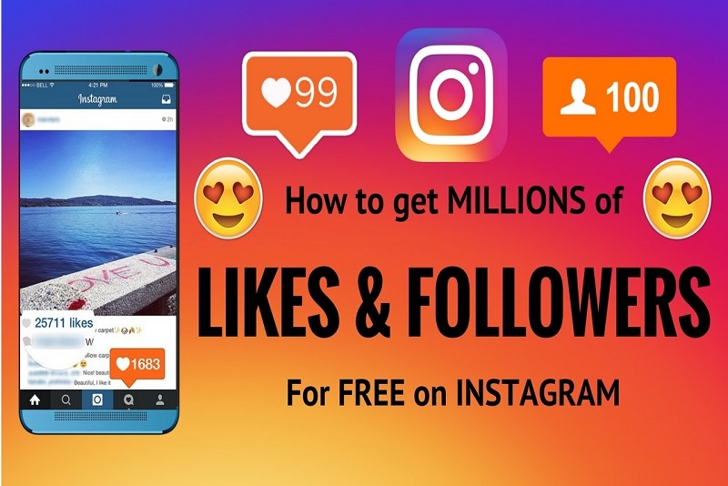 Dapatkan Free Likes Dan Free Followers Instagram Hanya Di Sini