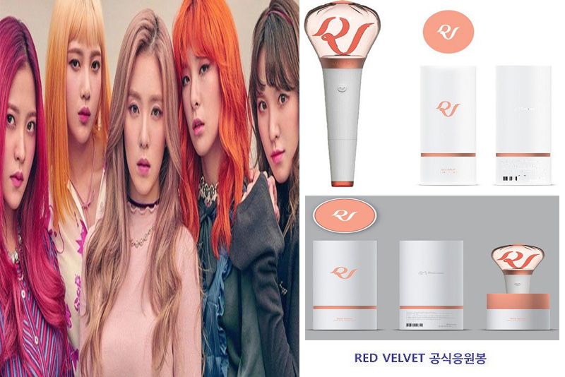 Desain Lightstik Girls band Red Valvet Bikin Fans Sedih