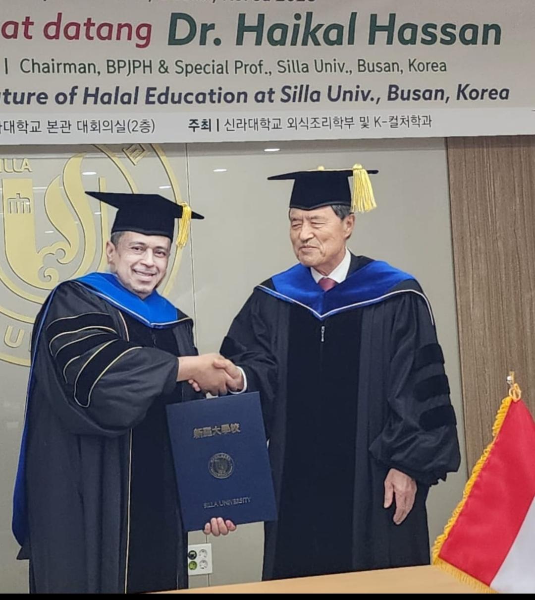 Profesor Kehormatan untuk Ahmad Haikal Hasan: Strategi Indonesia Menjadi Hub Halal Dunia