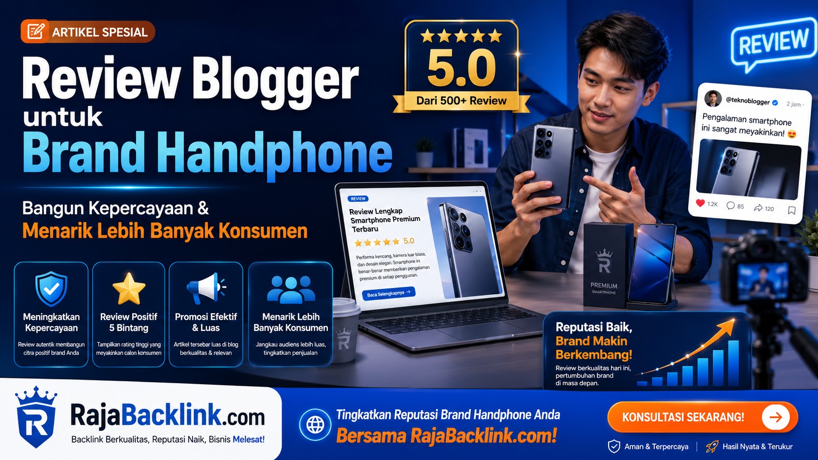 Punya Brand Handphone? Sudahkah Produk Anda Banyak Dibicarakan Blogger?