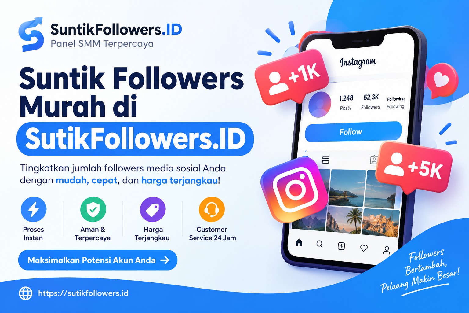 SuntikFollowers.ID Panel SMM Murah untuk Suntik Followers